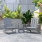 Flash Furniture Gray Adirondack Side Table and 2 Chair Set JJ-C14501-2-T14001-GY-GG - alternate 1
